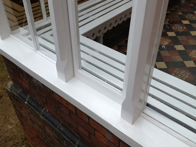 Wooden windowsill repairs - after image